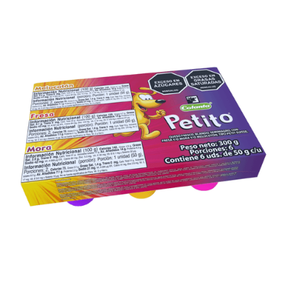 Imagen de Petito Sabores Surtidos Colanta 50 g X 6 U