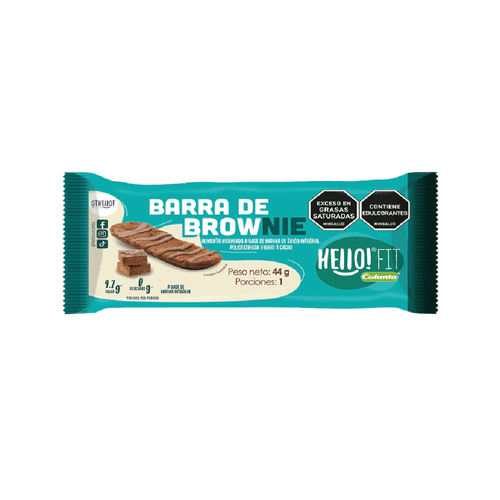 Imagen de Barra de Brownie Hello! Fit Colanta X 44 g