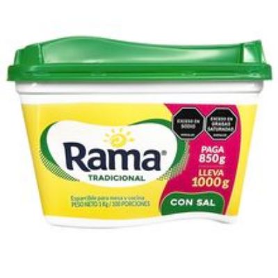 Imagen de Margarina RAMA con sal pague 850 g lleve 1000 g