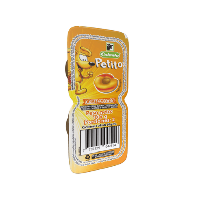 Imagen de Petito Sabor Melocotón Colanta X 50 g X 2 U