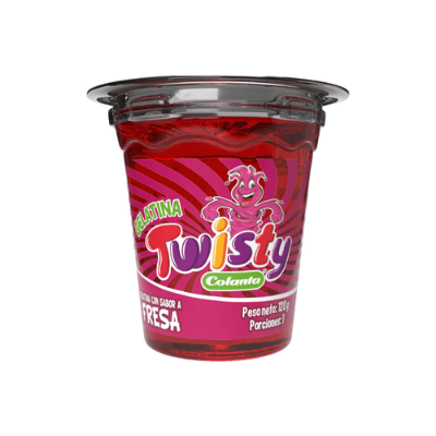 Imagen de Gelatina Twisty Fresa X 120 g