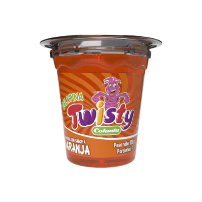 Imagen de Gelatina Twisty Naranja X 120 g