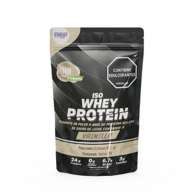 Imagen de Iso Whey Protein Vainilla Hello! Fit Colanta X 907 g