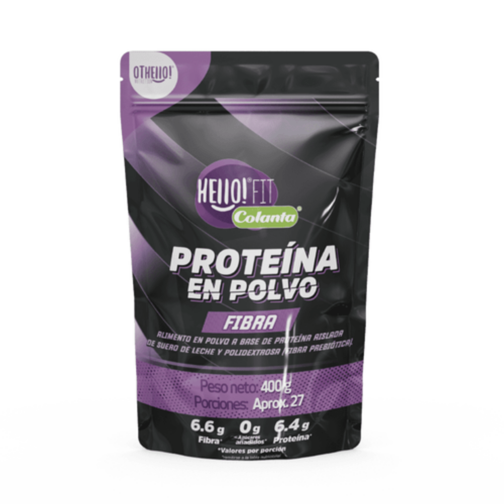 Imagen de Proteína en Polvo con Fibra Hello! Fit Colanta X 400 g