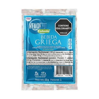 Imagen de Bebida Griega Hello! Fit Colanta X 22g