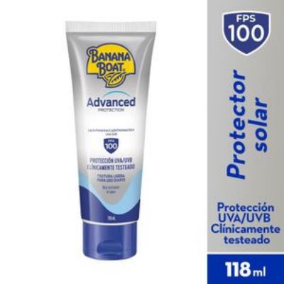 Imagen de Protector solar BANANA BOAT adavanced protection FPS 100 (118 ml)