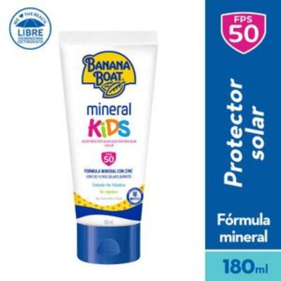 Imagen de Protector solar BANANA BOAT mineral kids FPS 50 (180 ml)
