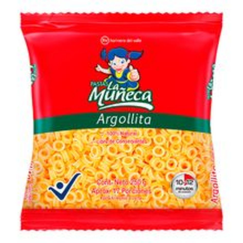 Imagen de Pasta LA MUÑECA argollitas x250 g