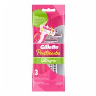 Imagen de Maquina de afeitar GILLETTE prestobarba ultragrip x3 unds