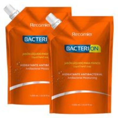 Imagen de Jabón líquido BACTERION antibacterial 2 unds x1000 ml precio especial