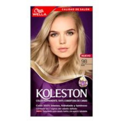Imagen de Tinte KOLESTON plata kit 98