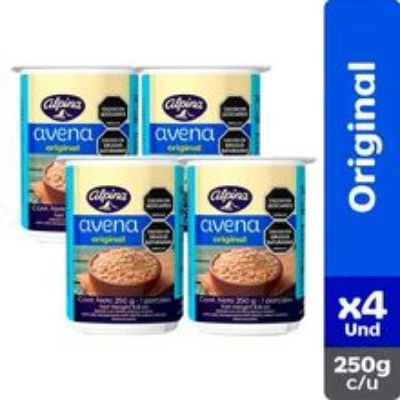 Imagen de Avena ALPINA original 4 unds x250 g c/u