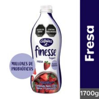 Imagen de Yogurt ALPINA finesse descremado fresa x1700 g