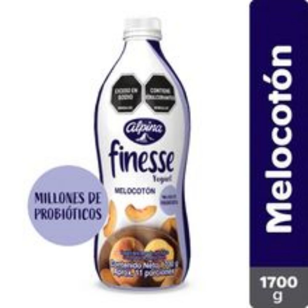 Imagen de Yogurt ALPINA finesse descremado melocoton x1700 g
