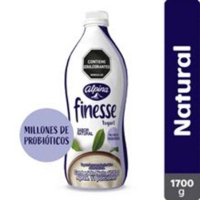 Imagen de Yogurt ALPINA finesse descremado natural x1700 g