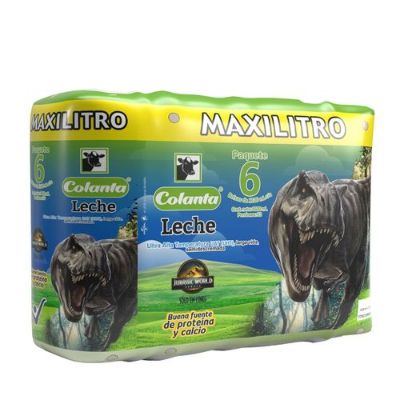 Imagen de Leche UHT Semidescremada Maxilitro Colanta Bolsa X 1100 ml X 6 U