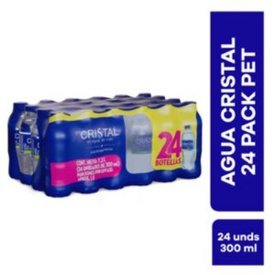 Imagen de Agua CRISTAL sin gas botella x24und (7200 ml)