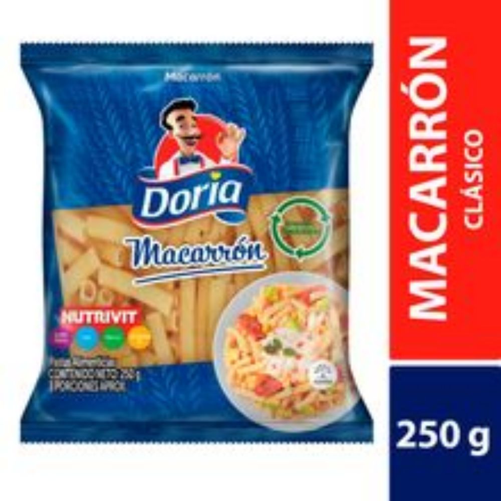 Imagen de Pasta DORIA macarrón x250 g