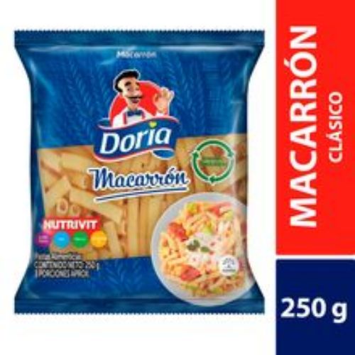 Imagen de Pasta DORIA macarrón x250 g