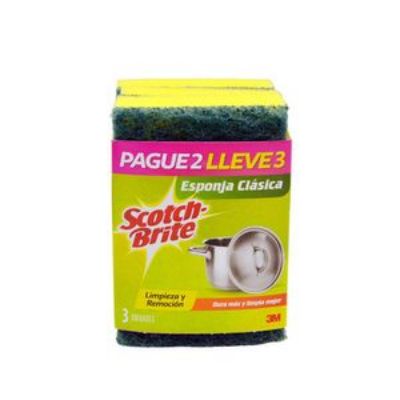 Imagen de Esponja SCOTCH BRITE clásica (3 und)