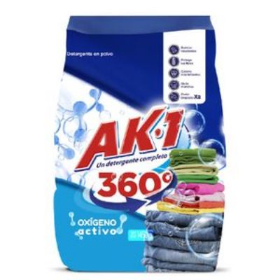 Imagen de Detergente en polvo AK1 con oxígeno activo (1450 gr)