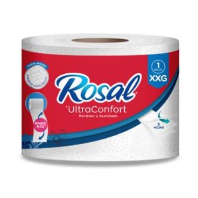 Imagen de Papel higiénico ROSAL triple hoja rendidor (30 mts)
