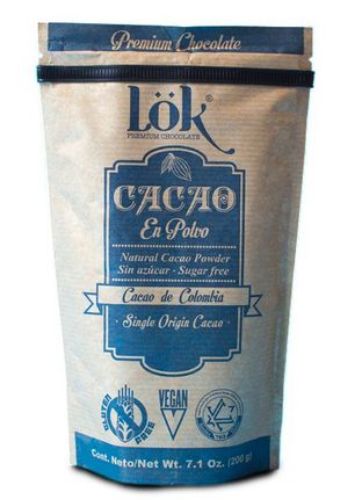 Imagen de Cacao LOK PREMIUM PRODUCTS en polvo natural (200 gr)