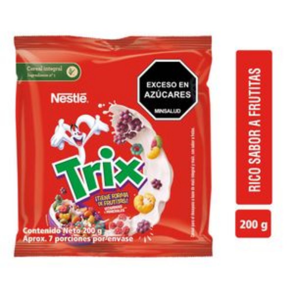 Imagen de Cereal NESTLE trix sabor a frutas (200 gr)