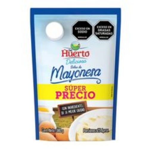 Imagen de Mayonesa DEL HUERTO x380 g
