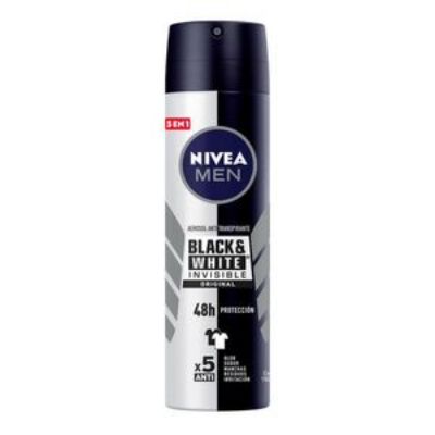 Imagen de Desodorante NIVEA black white men spray (150 ml)