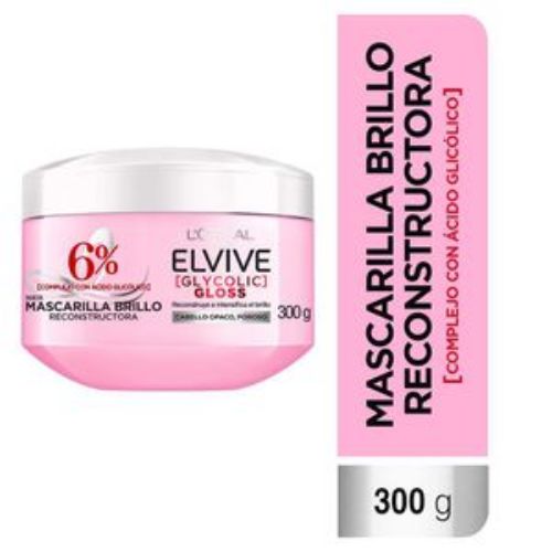 Imagen de Tratamiento capilar ELVIVE Loreal Paris glycolic gloss (300 ml)
