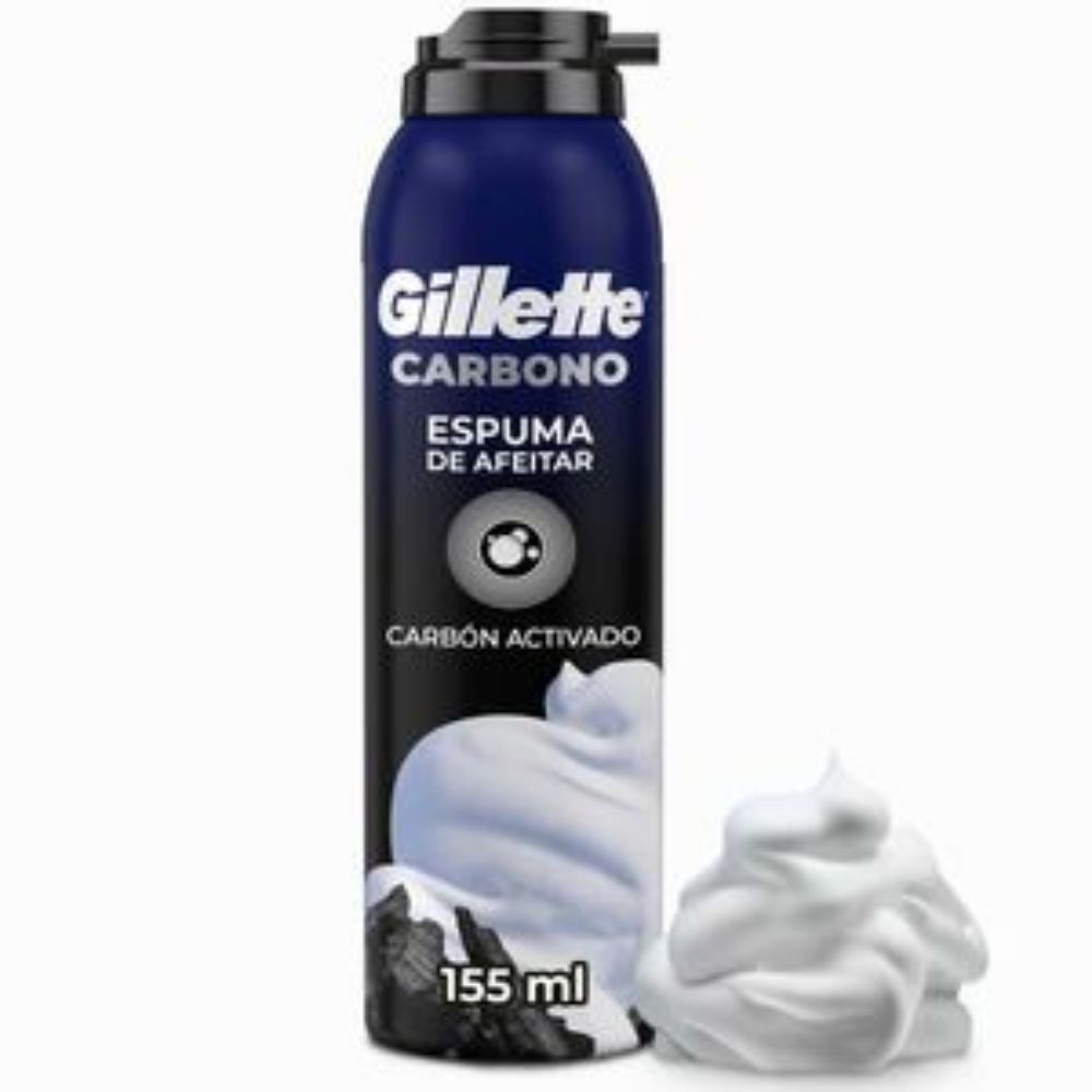 Imagen de Espuma de afeitar GILLETTE carbono con carbón activado (150 gr)