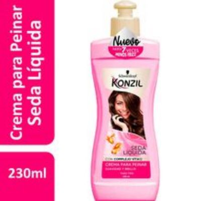 Imagen de Crema para peinar KONZIL seda líquida y vitamina doce x230 ml