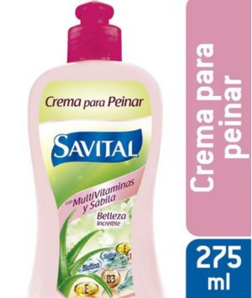 Imagen de Crema Para Peinar SAVITAL Multivitaminas Y Sábila (275 ml)