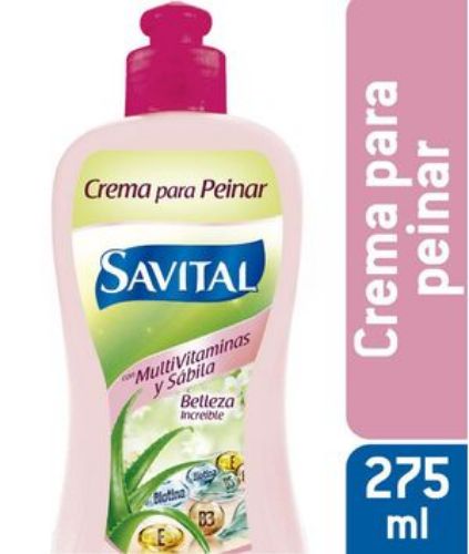 Imagen de Crema Para Peinar SAVITAL Multivitaminas Y Sábila (275 ml)