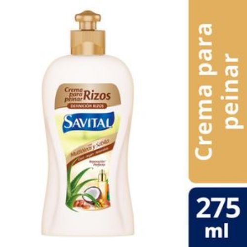 Imagen de Crema Para Peinar SAVITAL Multióleos y Sábila (275 ml)