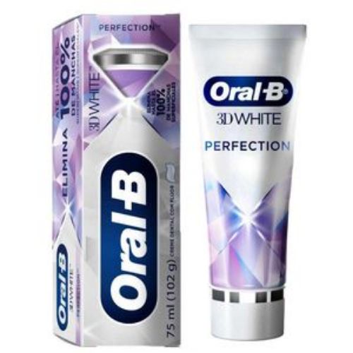 Imagen de Crema dental ORALB flúor 3d white (75 ml)