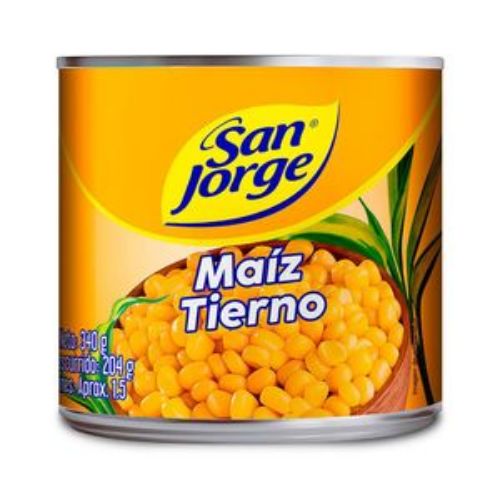 Imagen de Maíz tierno SAN JORGE Lata (204 gr)