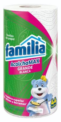 Imagen de Toallas de cocina FAMILIA grande blanca (44 und)