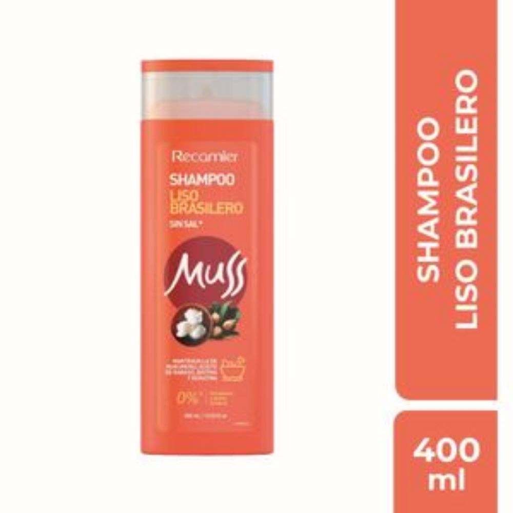 Imagen de shampoo MUSS CABELLO LISO (400 ml)