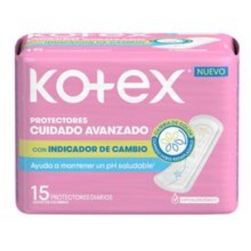 Imagen de Protectores KOTEX con indicador de ph x15 unds
