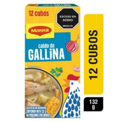 Imagen de Caldo de gallina MAGGI 12 cubos (132 gr)