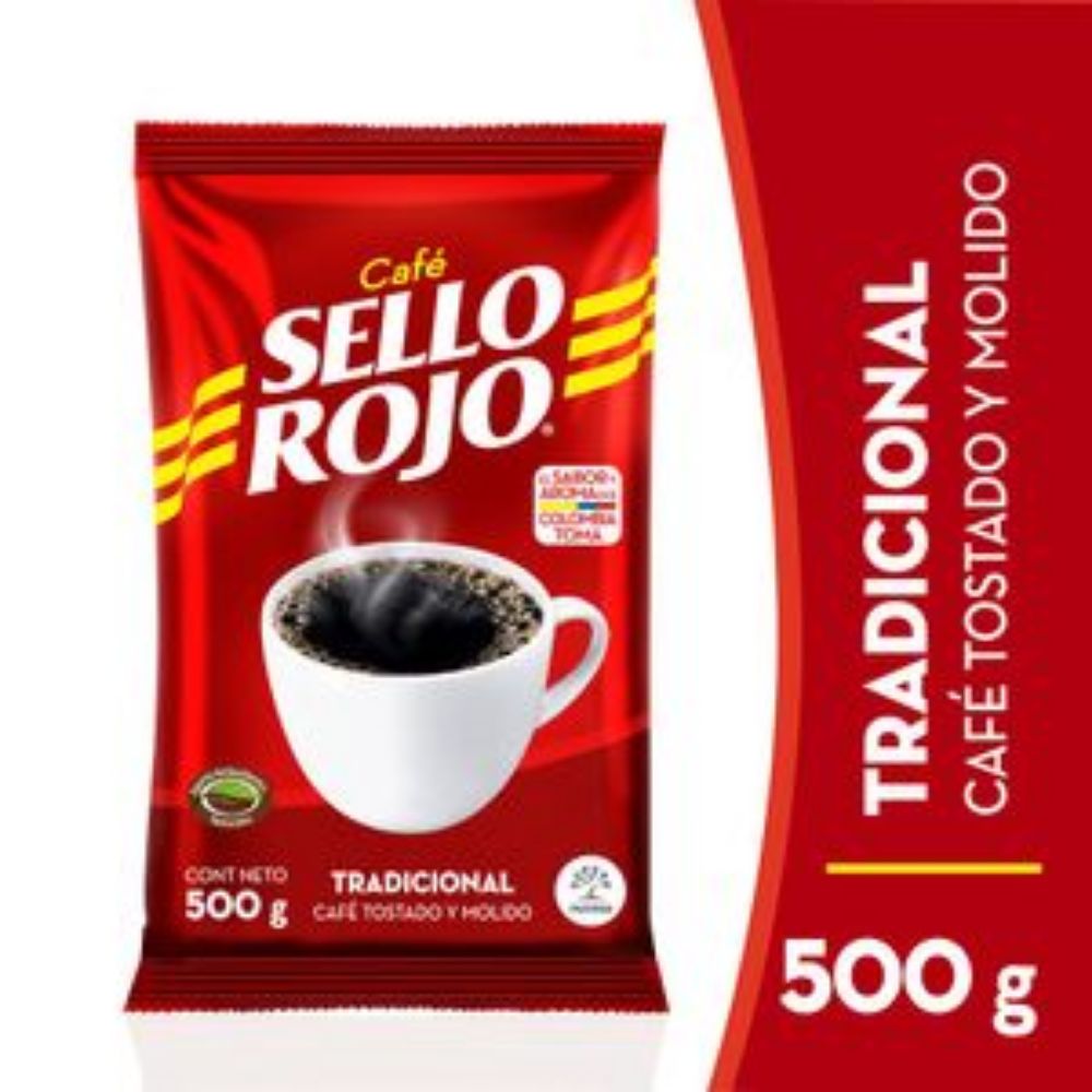 Imagen de Café SELLO ROJO molido fuerte (600 gr)