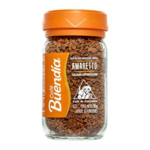 Imagen de Café BUENDIA liofilizado sabor amaretto (50 gr)