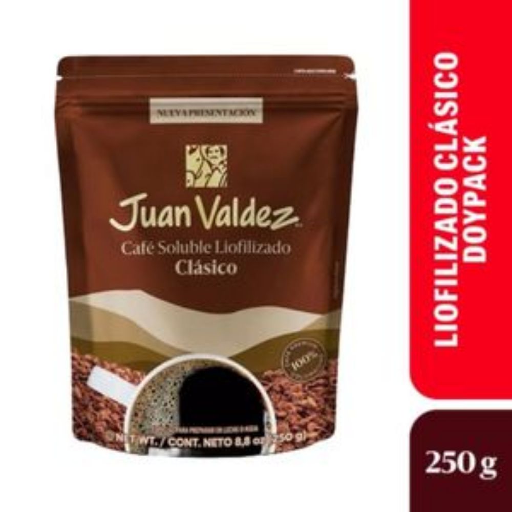 Imagen de Café JUAN VALDEZ Liofilizado clásico doypack (250 gr)