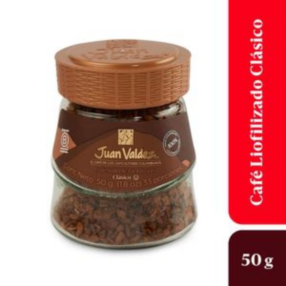 Imagen de Café JUAN VALDEZ Liofilizado clásico (50 gr)