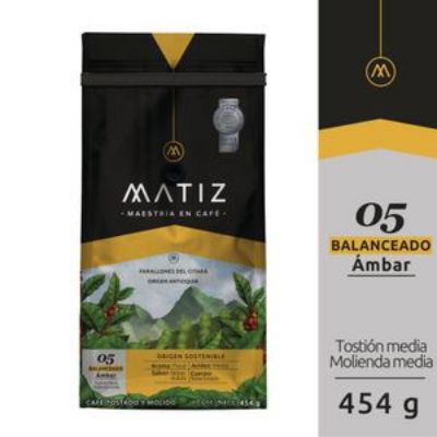 Imagen de Café MATIZ balanceado ámbar (454 gr)