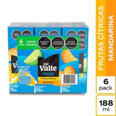 Imagen de Bebida DEL VALLE surtido x 6und (1128 ml)