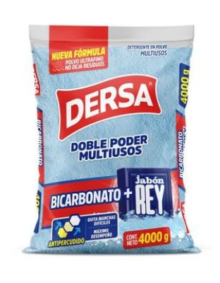 Imagen de Detergente en polvo DERSA multiusos bicarbonato (4000 gr)