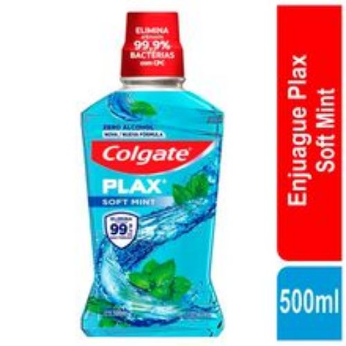 Imagen de Enjuague bucal COLGATE plax soft mint x500 ml
